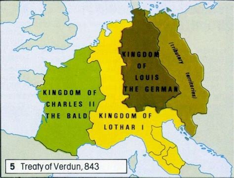 El Tratado de Verdun: división territorial y el nacimiento de nuevas dinastías